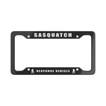 Sasquatch Response Vehicle V2 - License Plate Frame (Black)