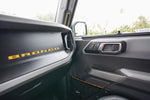 21 Offroad ABS Interior Door Handle Trim (Carbon Hydrographics) - 2021+ Bronco 4 Door - StickerFab
