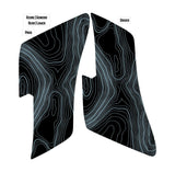 Topo Rear Interior Lower Door Card Insert Overlays (Printed Series) - 2021+ Bronco 4 Door