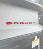 Glove Box Letters Inserts Fits 2021-2026 Ford Bronco