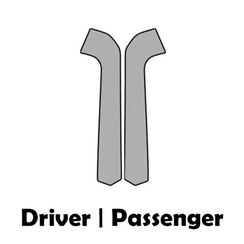 eXpert A Pillar Paint Protection Film (Clear PPF) - 2021+ Bronco - StickerFab