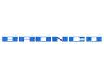 Ford Bronco Tufskinz Velocity Blue Grille Lettering - 2021+ Bronco - StickerFab