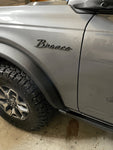 Ford Licensed Bronco Cursive Metal Emblem Kit - 2021+ Bronco